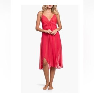 NWT In Bloom by Jonquil Chiffon Nightgown - XL